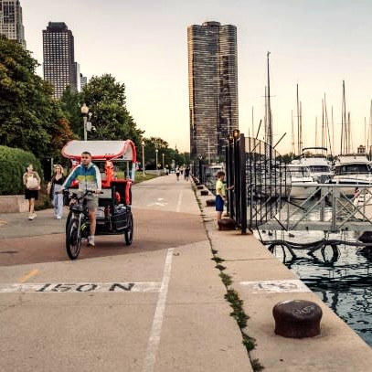 Waterfront trails near New East Side