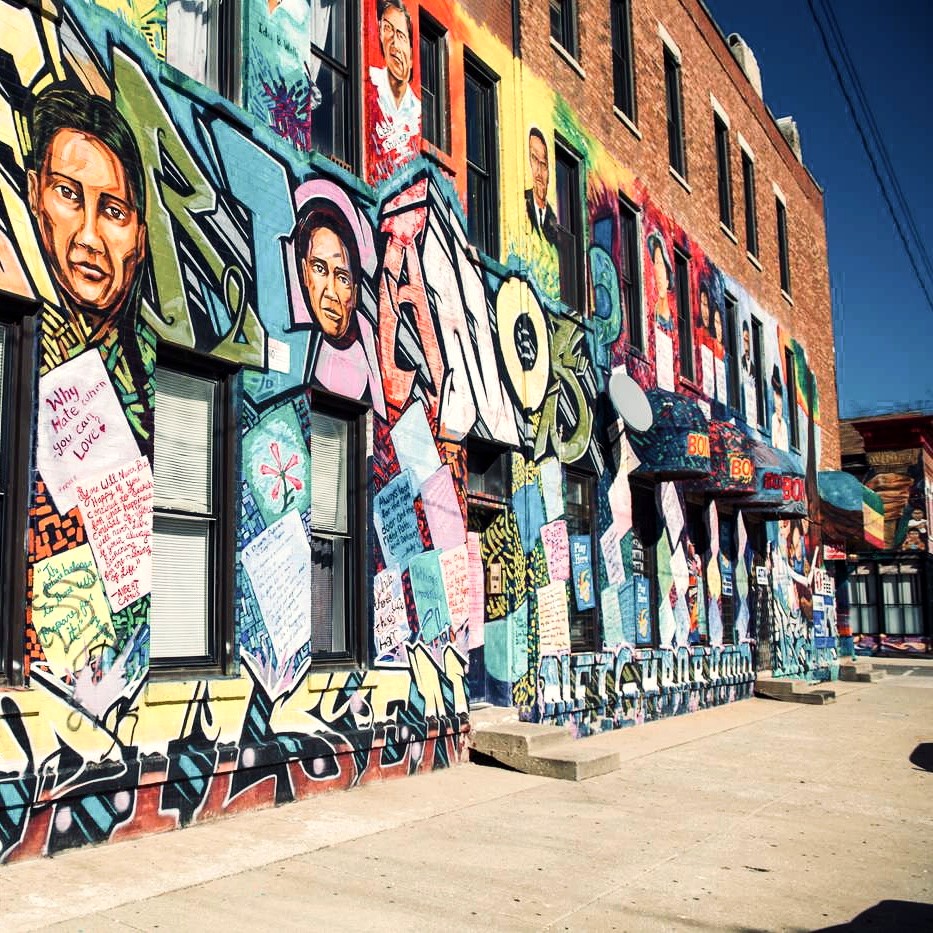 Murals and street art in Pilsen