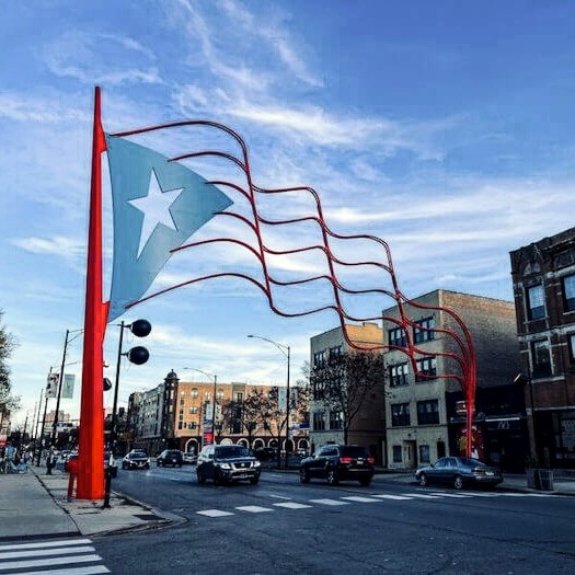 Humboldt Park lagoon and boathouse