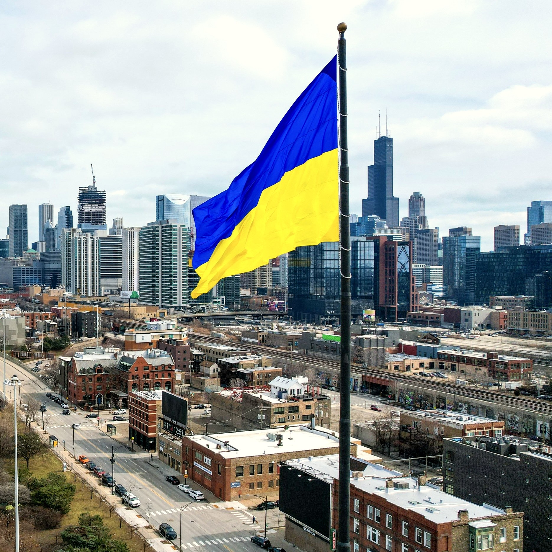 Ukrainian Village streetscape in West Town